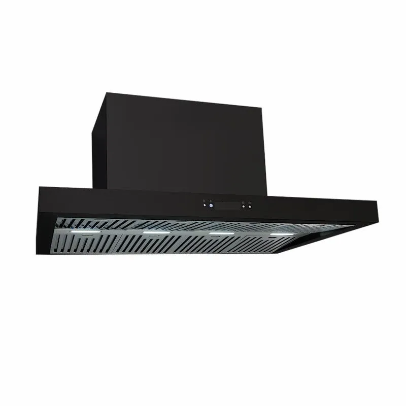 Grill King 120CM Commercial BBQ Rangehood Black Stainless Steel