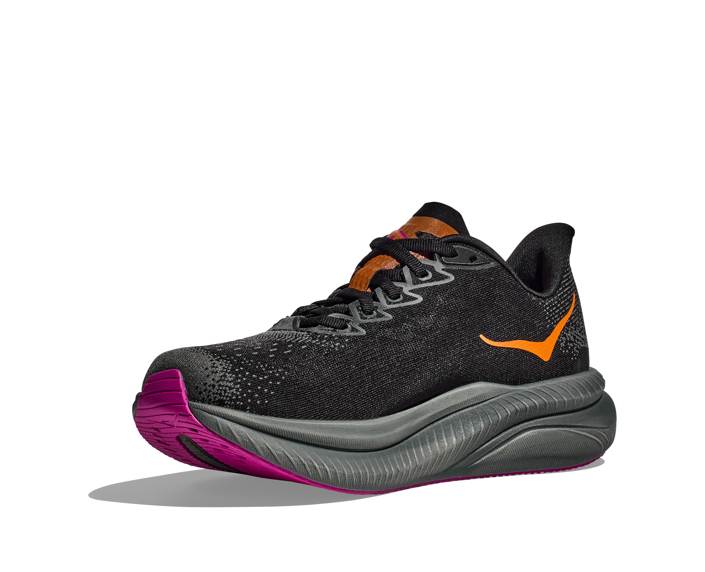 Hoka Women's Mach 6 (Black/Fuschia)