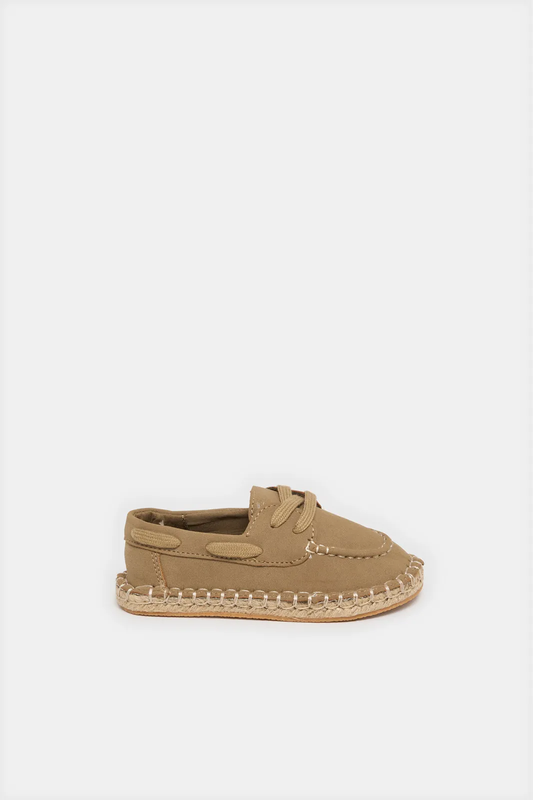 Infant Boys Brown Espadrille