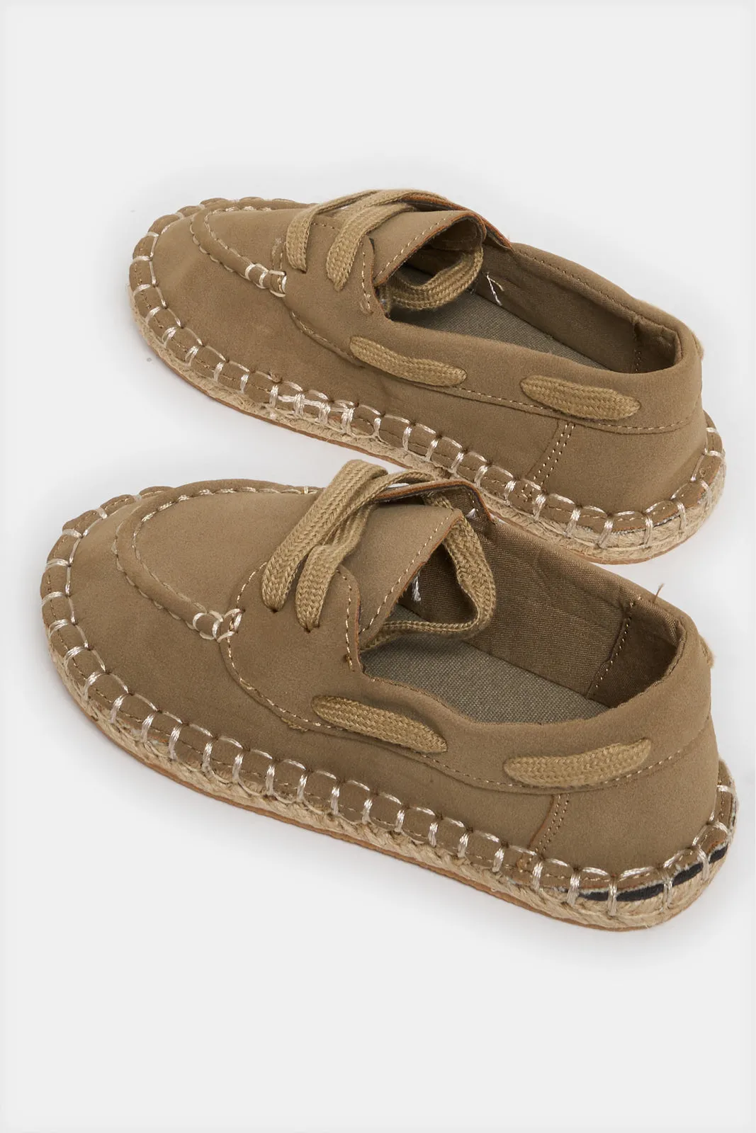 Infant Boys Brown Espadrille