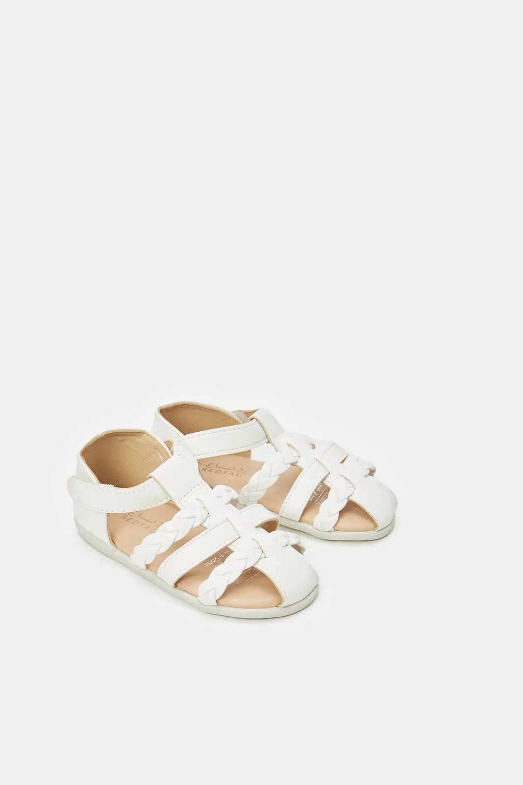 Infant Girls Cream Fisherman Sandal