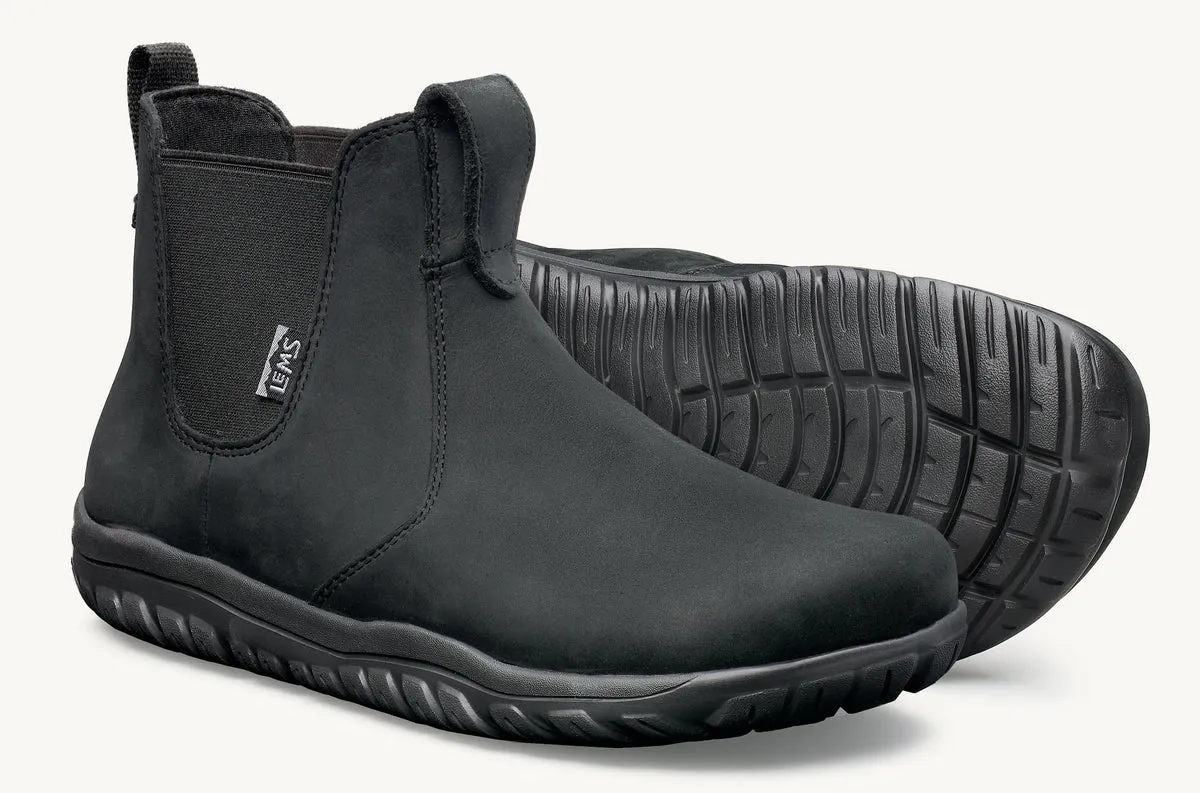 Lems Chelsea Boot Water Resistant Unisex - Obsidian