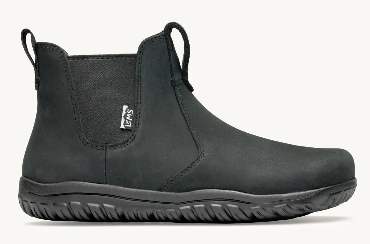 Lems Chelsea Boot Water Resistant Unisex - Obsidian