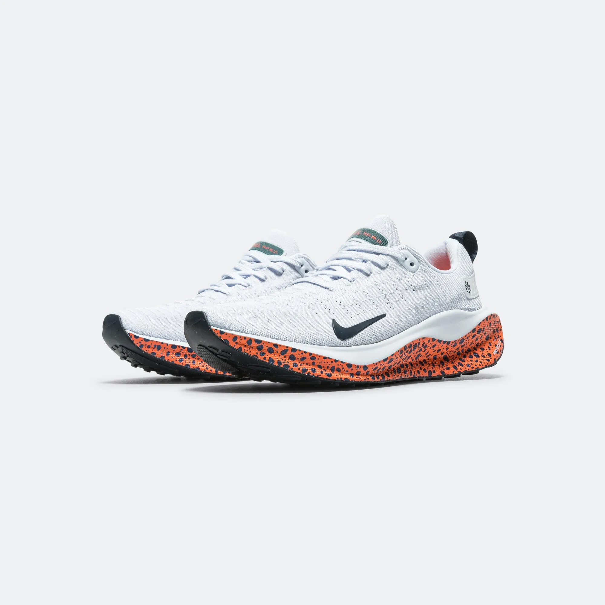 Mens ReactX Infinity Run 4 'Olympic' - Football Grey/Electric Orange