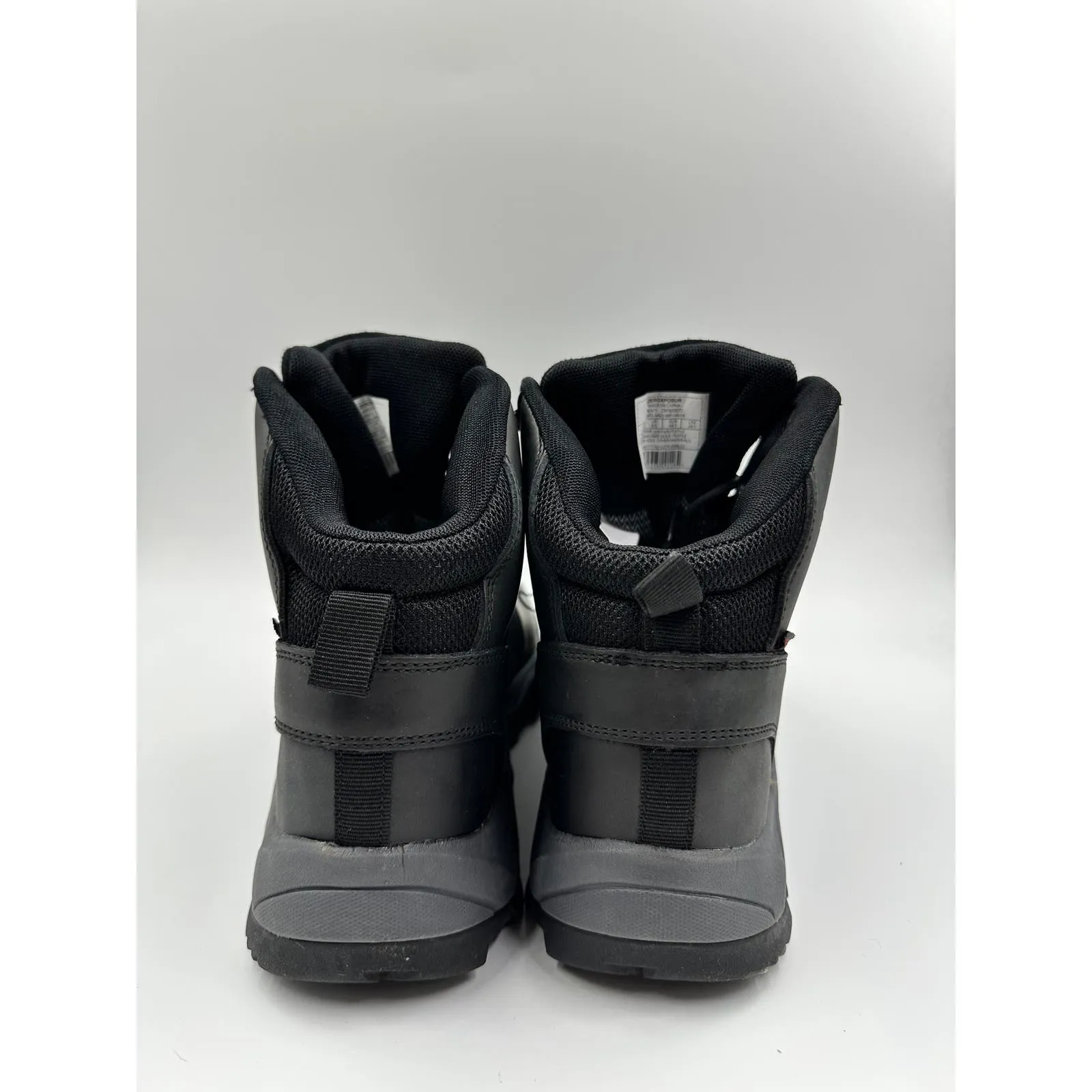 Men's Size 10.5, Black High Top Hikers with Rugged Tread