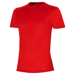 Mizuno Mens Two Loop 88 Gym T-Shirt - Fiery Red