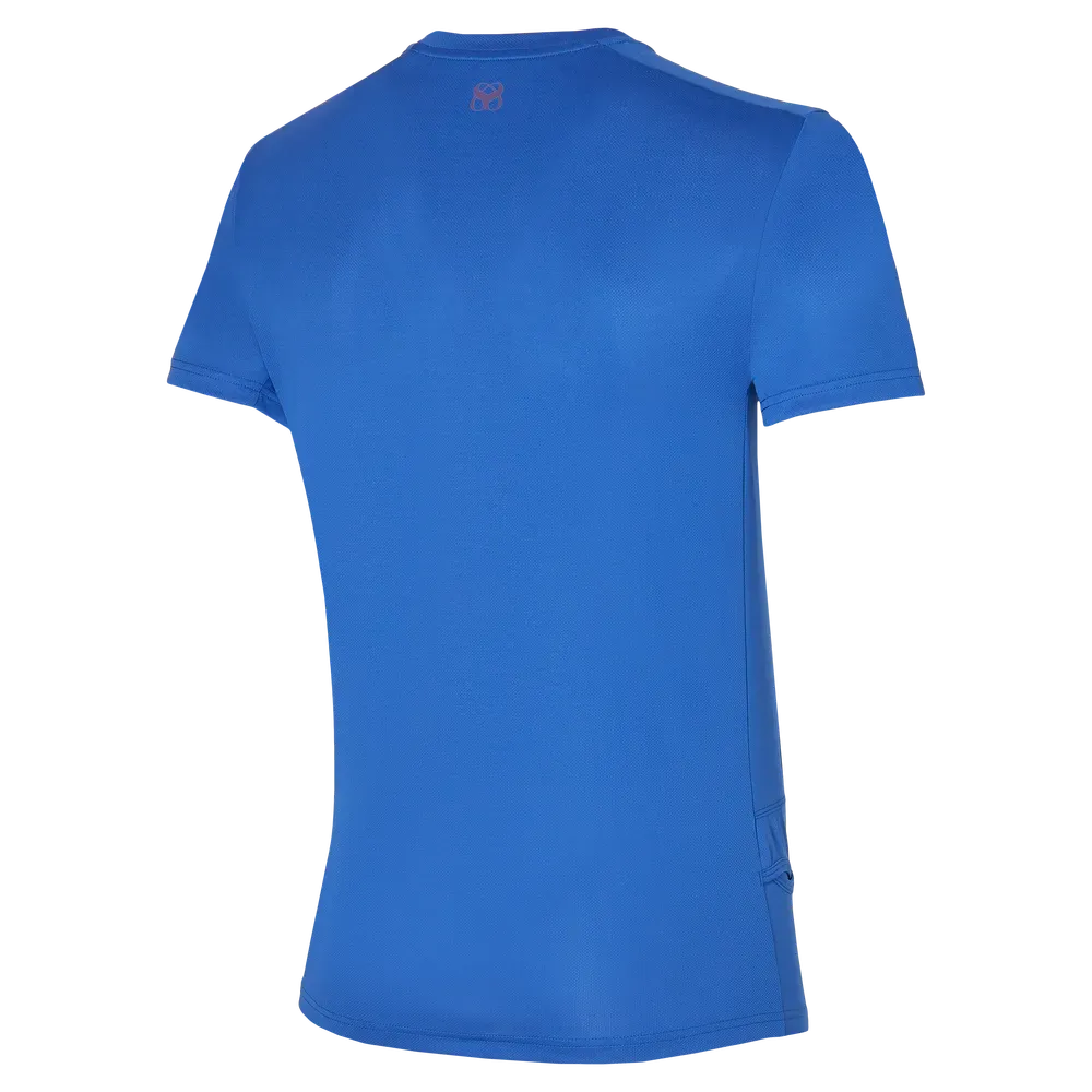 Mizuno Mens Two Loop 88 Gym T-Shirt - Turkish Sea Blue