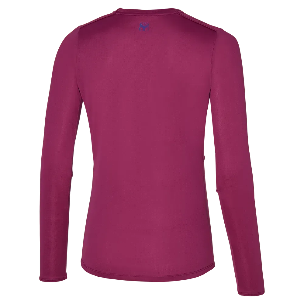 Mizuno Womens Two Loop 88 Gym T-Shirt - Magenta Haze