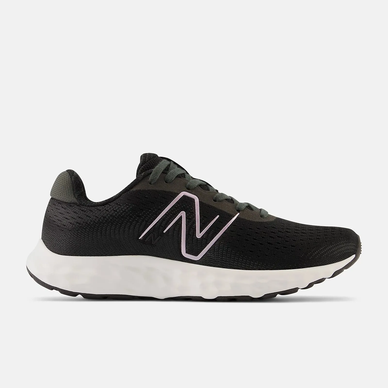 New Balance 520v8 Wide D Black/White Women's