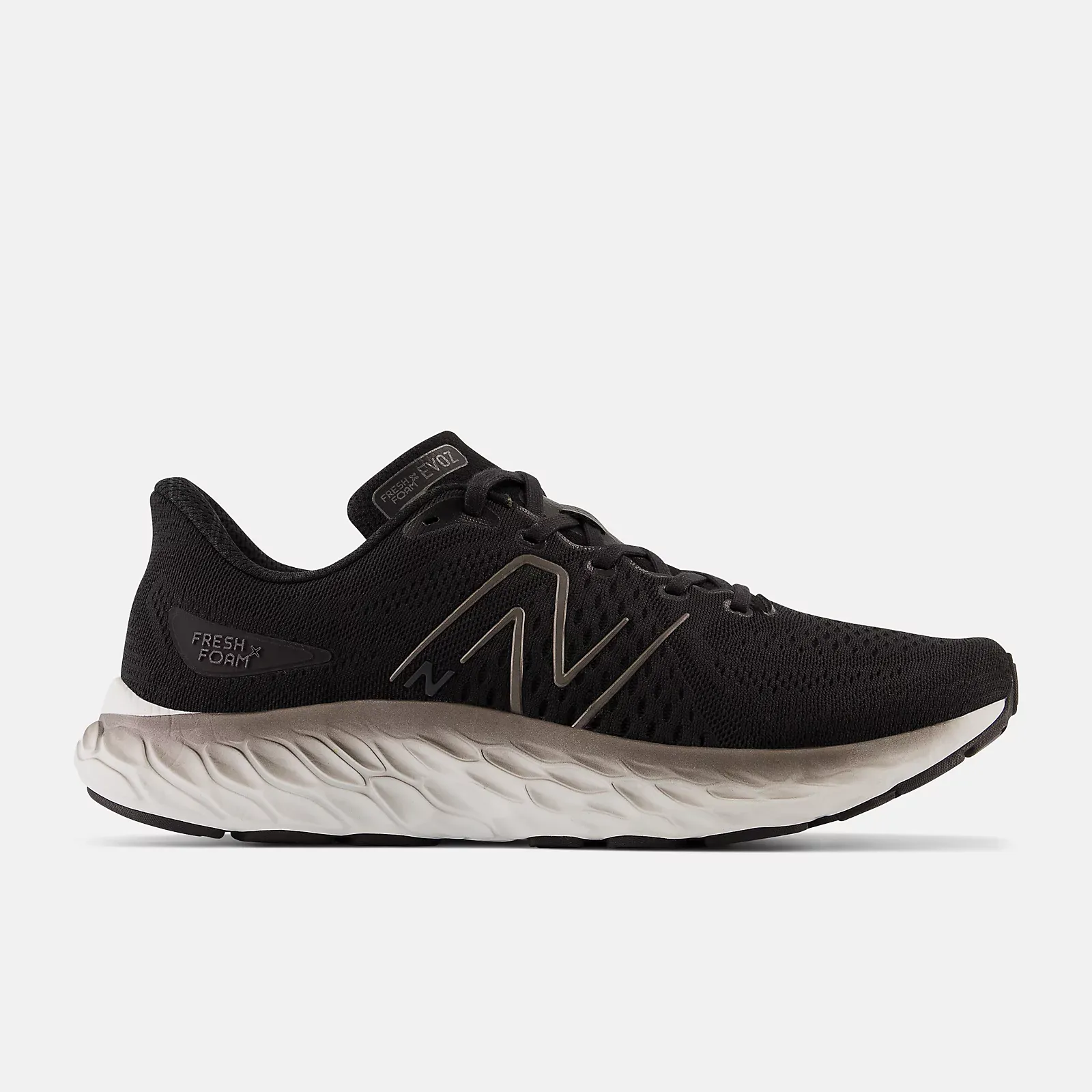 New Balance Men's Fresh Foam X EVOZ v3 Shoes - Black / Silver Metallic