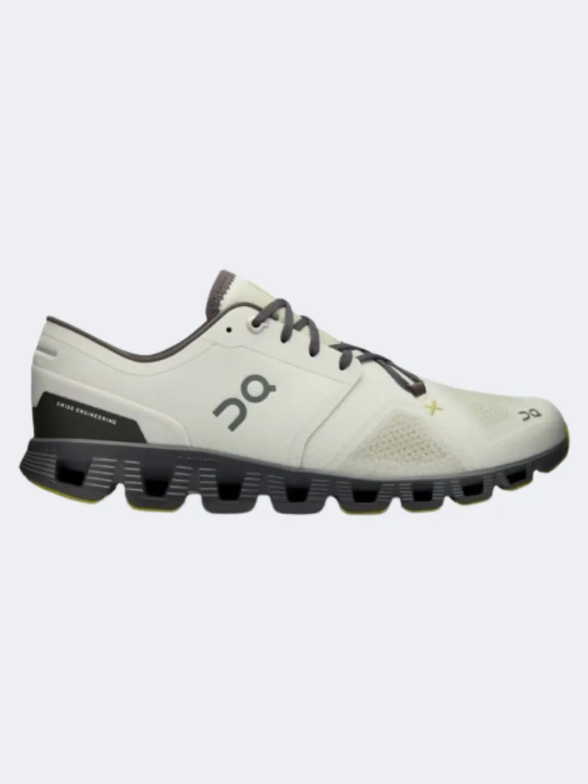 On Cloud X 3 Men Running Shoes Ice/Eclipse