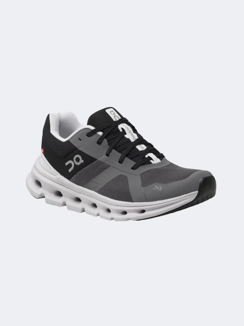 On Cloudrunner 4  Women Running Shoes Black/Grey