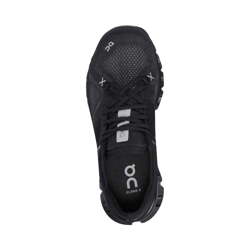 On Women's Cloud X3 Training Sneaker in Black