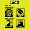 Open Box -  RYOBI ONE  18V Cordless Dual Function Inflator/Deflator(Tool Only)