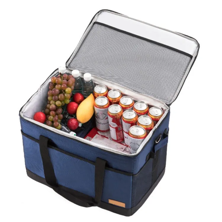 Outdoor Portable Thickened Waterproof Food Ice Pack Storage Bag Foldable Car Refrigerator Insulation Box, Capacity: 68L