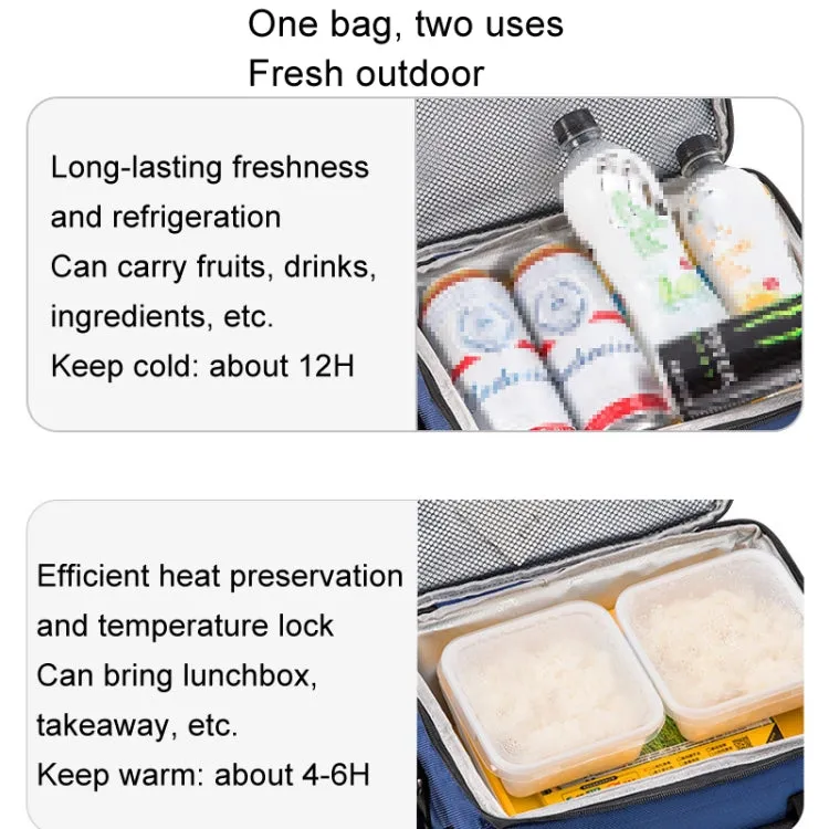 Outdoor Portable Thickened Waterproof Food Ice Pack Storage Bag Foldable Car Refrigerator Insulation Box, Capacity: 68L