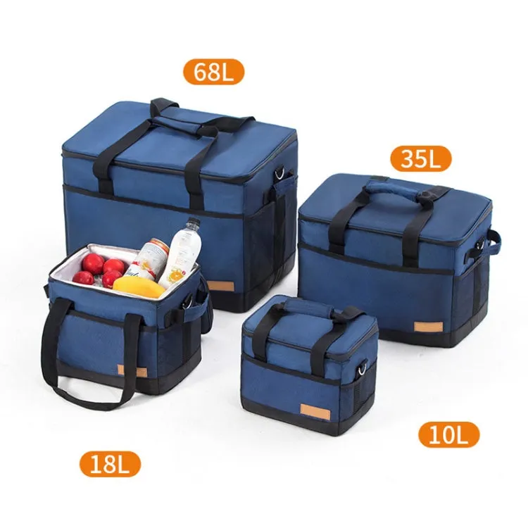 Outdoor Portable Thickened Waterproof Food Ice Pack Storage Bag Foldable Car Refrigerator Insulation Box, Capacity: 68L