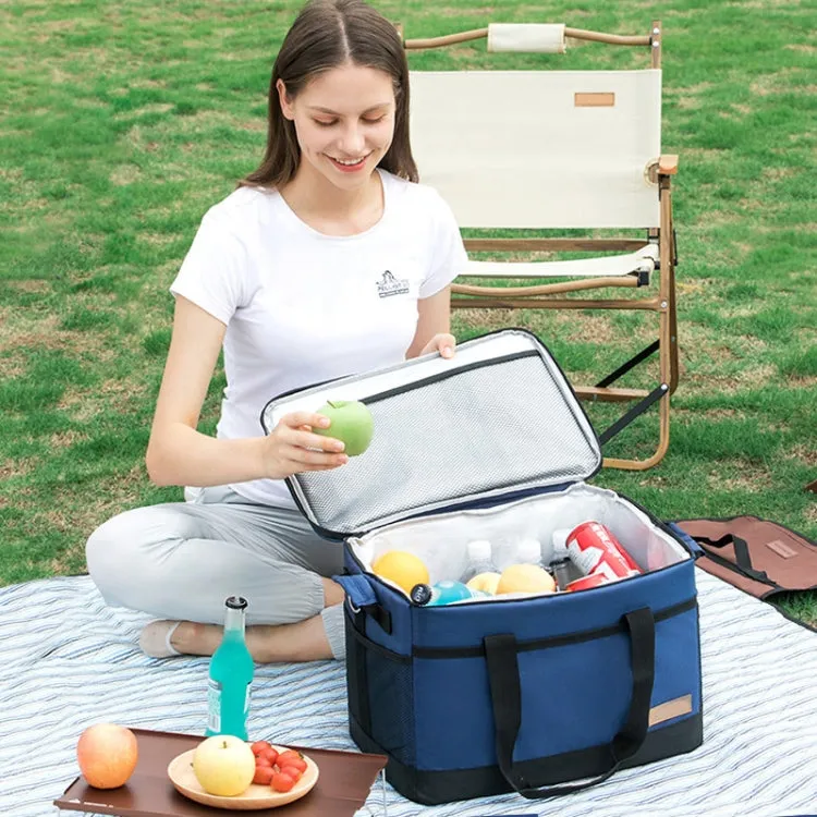 Outdoor Portable Thickened Waterproof Food Ice Pack Storage Bag Foldable Car Refrigerator Insulation Box, Capacity: 68L