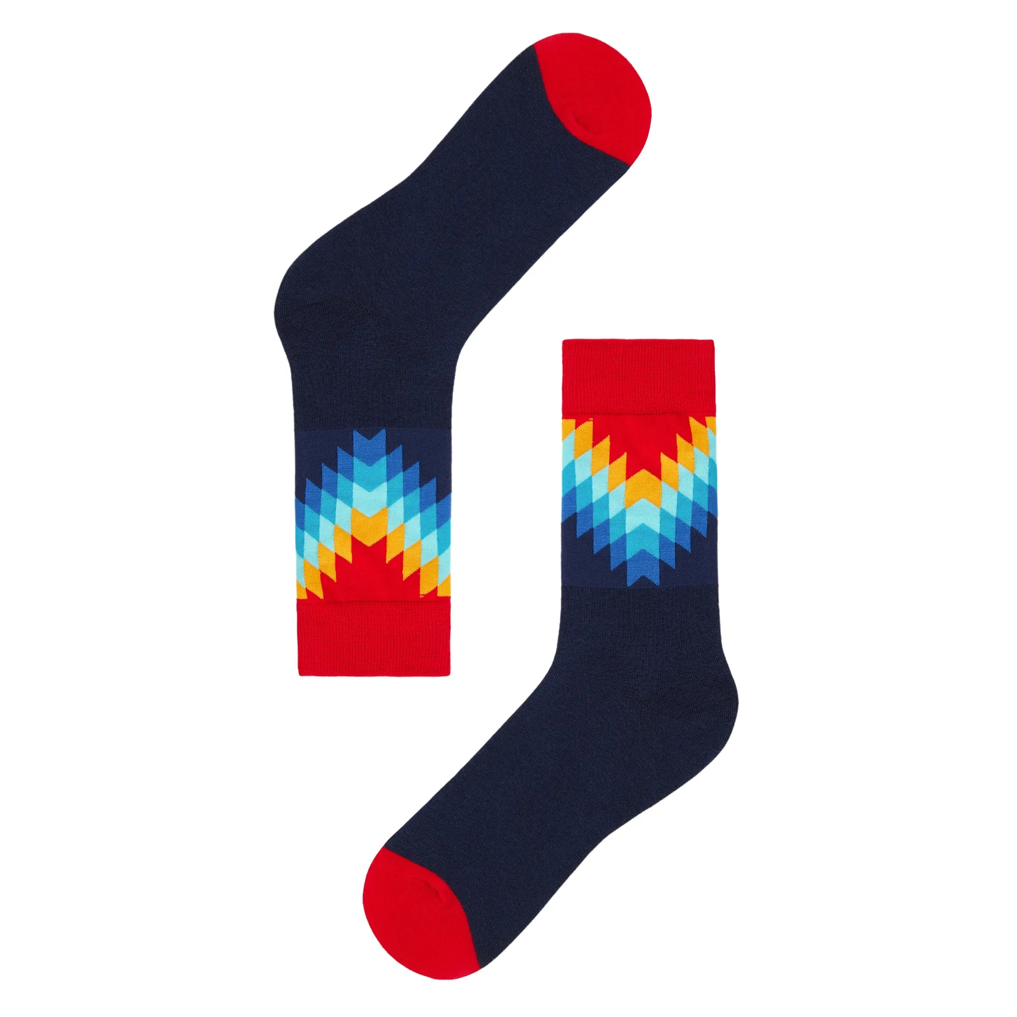 Prism Printed Quarter Length Socks