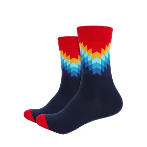 Prism Printed Quarter Length Socks