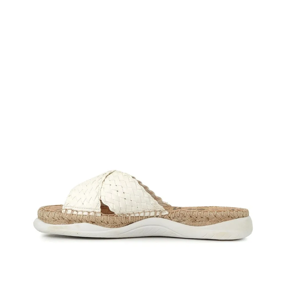 SAM EDELMAN - Jovie Sandal in White Woven