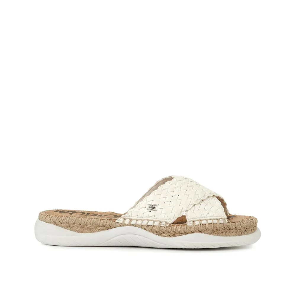 SAM EDELMAN - Jovie Sandal in White Woven