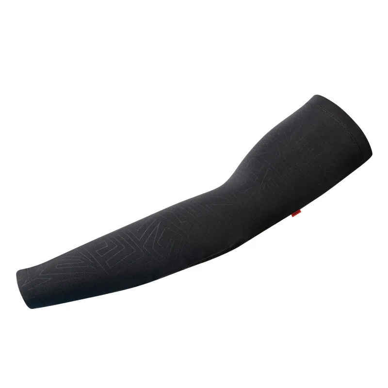 Santic Astan Black Men Women Cycling Arm Warmer