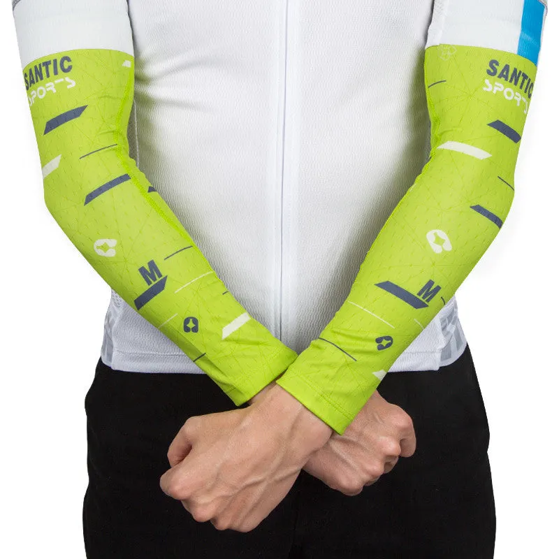 Santic Rain Men Women Cycling Arm Warmer