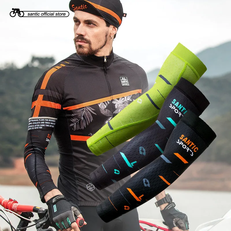 Santic Rain Men Women Cycling Arm Warmer