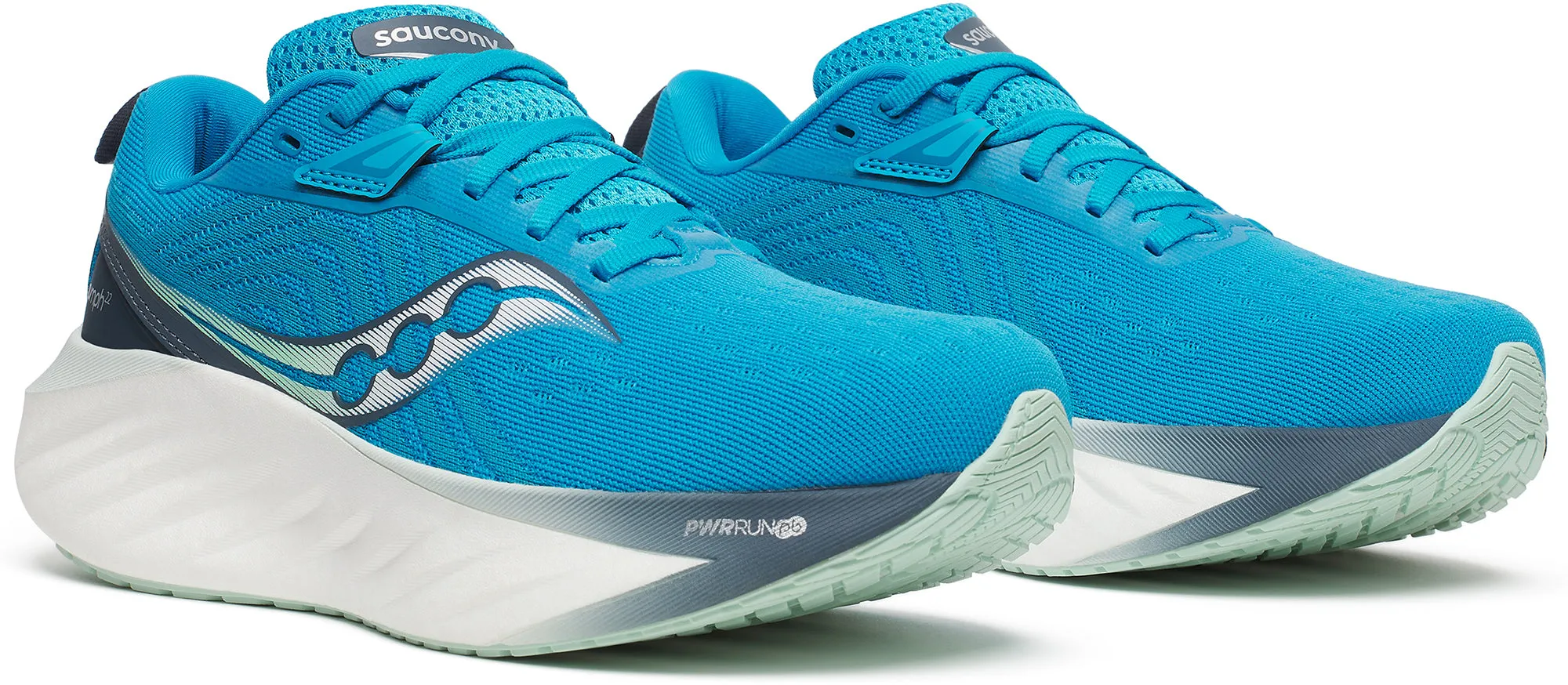 Saucony Triumph 22 Womens Running Shoes - Blue