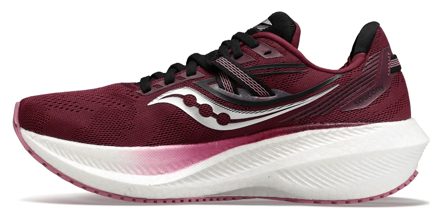 Saucony Womens Triumph 20 Running Shoes - Sundown/Rose