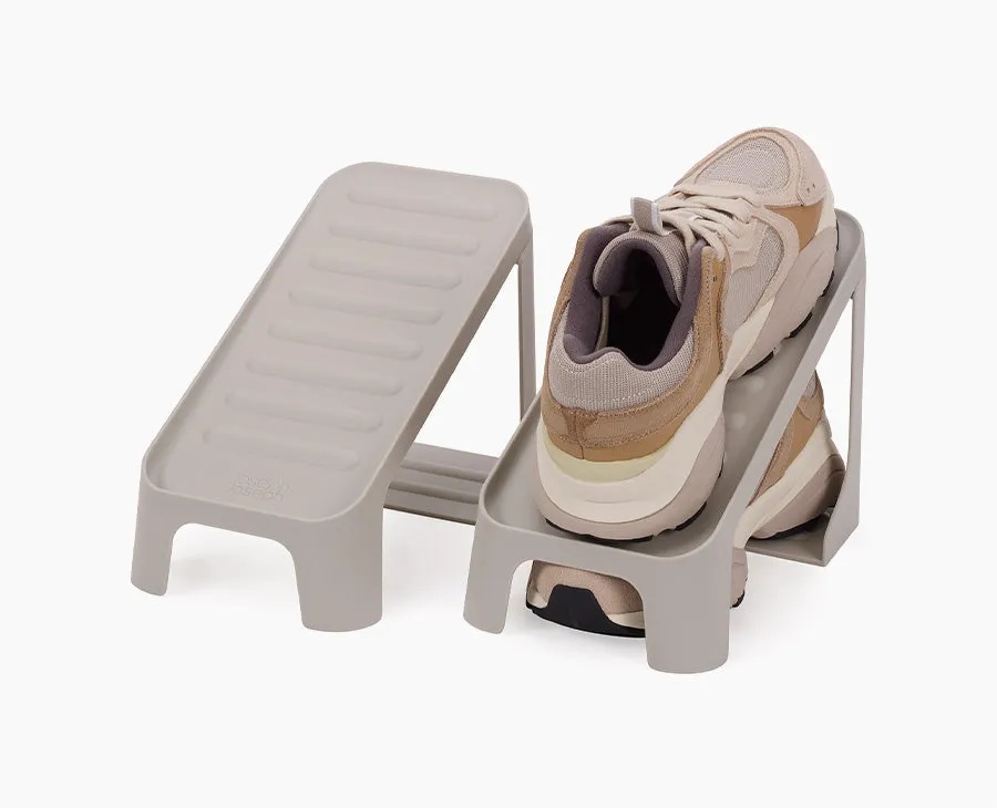 Shoe-In™ Compact 2-piece Ecru Shoe Caddy