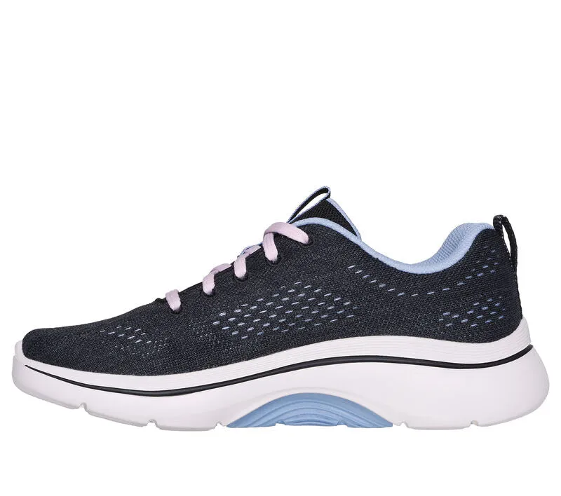 Skechers Womens Trainer Go Walk Arch Fit 2.0 Vivid Sunset Black/Blue