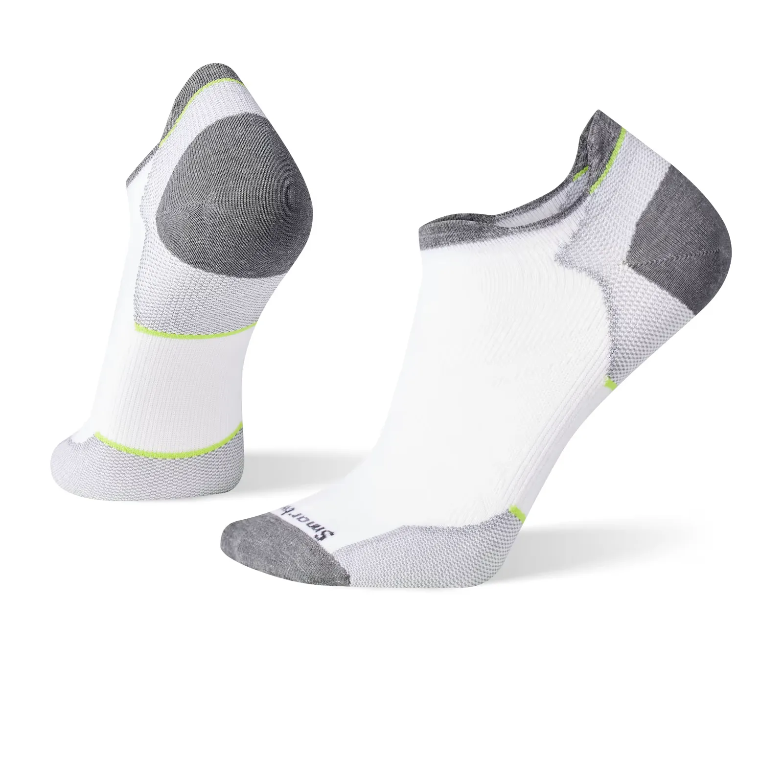 Smartwool Run Zero Cushion Low Ankle Sock (Men) - White