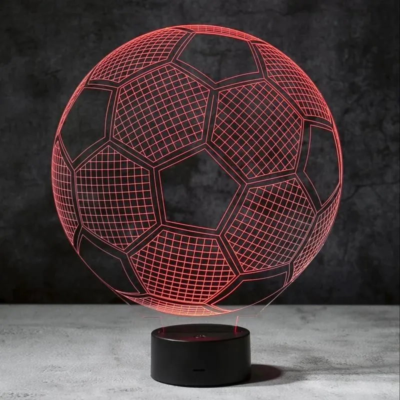 Soccer 3D Illusion Lamp