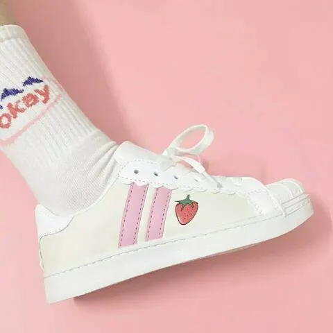 Strawberry Sneakers Shoes