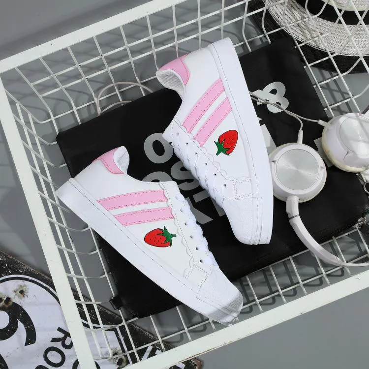 Strawberry Sneakers Shoes