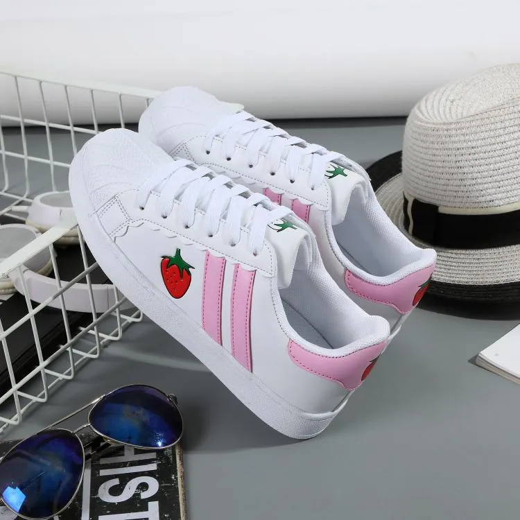 Strawberry Sneakers Shoes