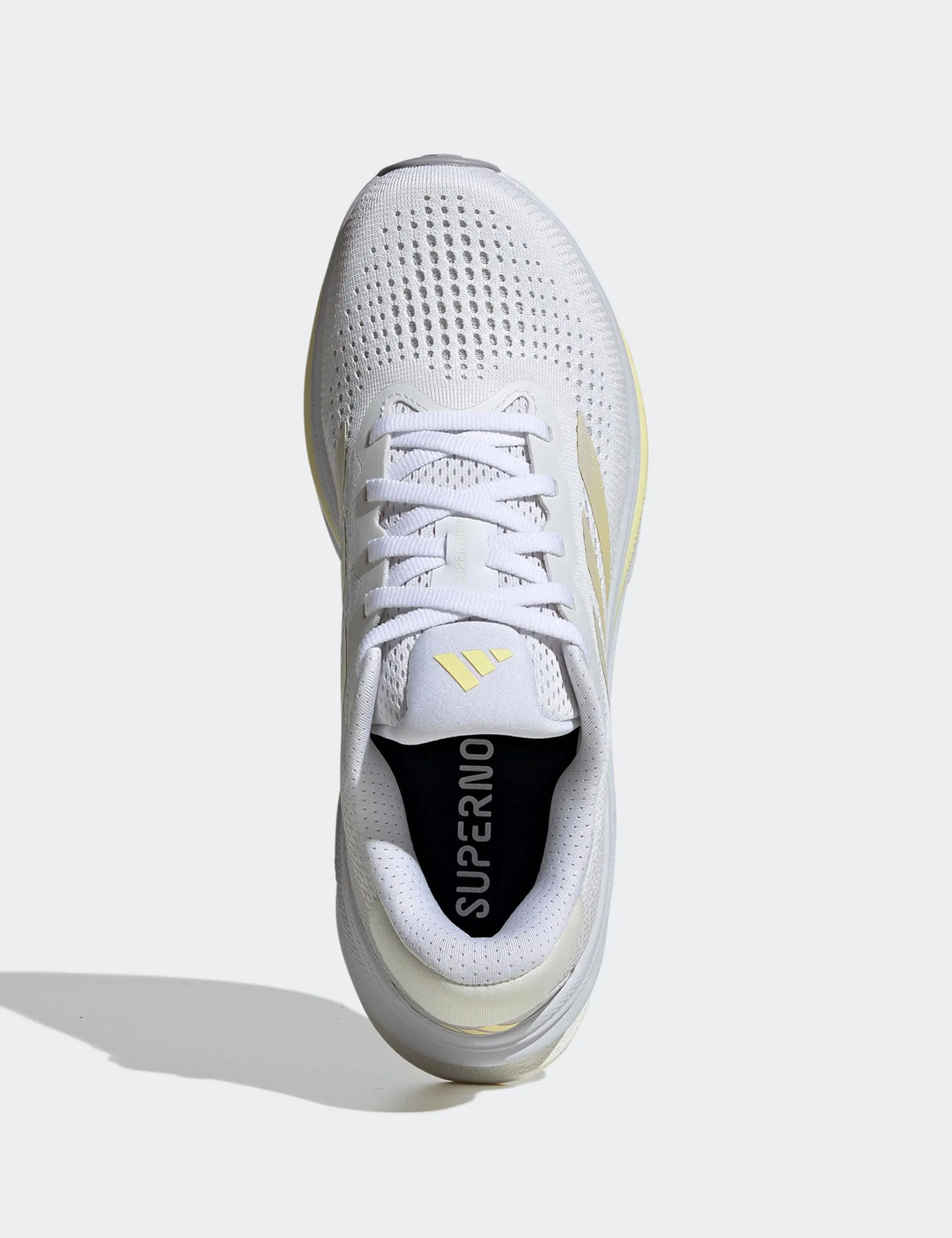 Supernova Rise Running Shoes - Cloud White/Zero Metallic/Almost Yellow