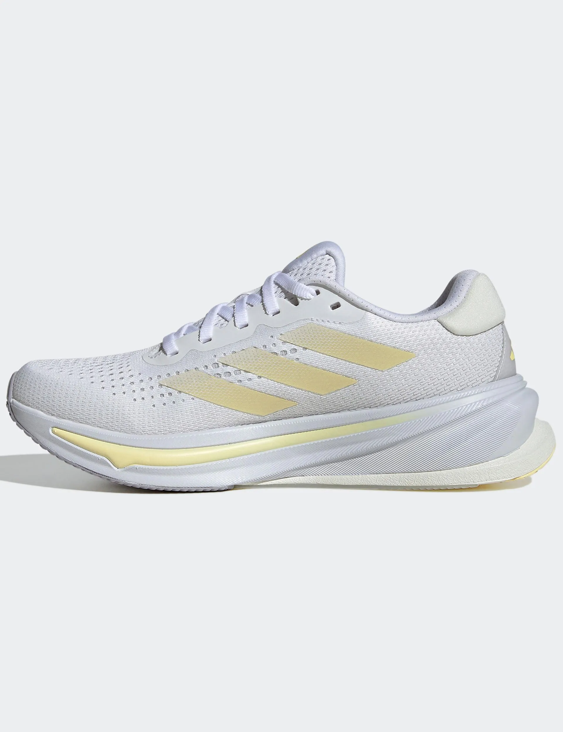 Supernova Rise Running Shoes - Cloud White/Zero Metallic/Almost Yellow