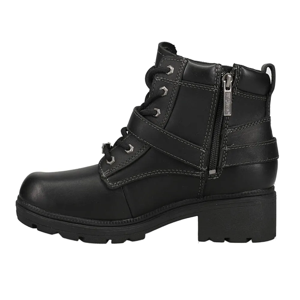 Tegan Round Toe Motorcycle Boots