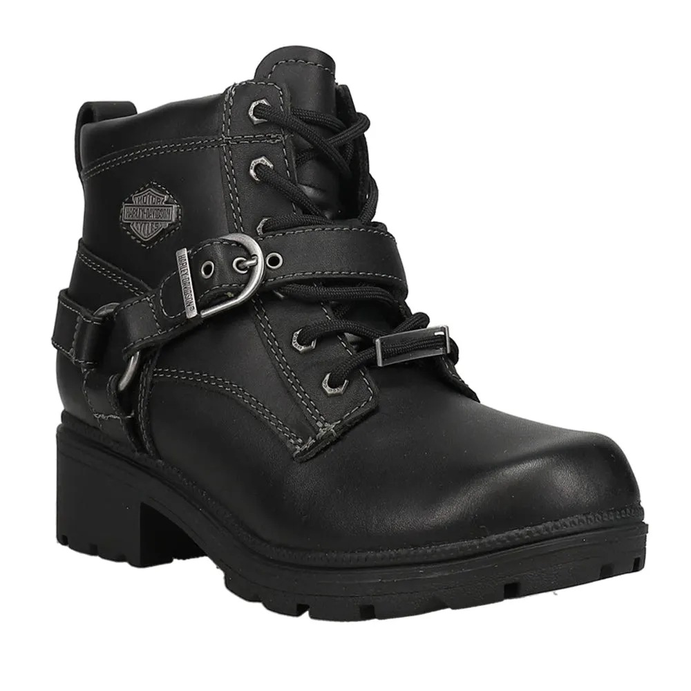 Tegan Round Toe Motorcycle Boots