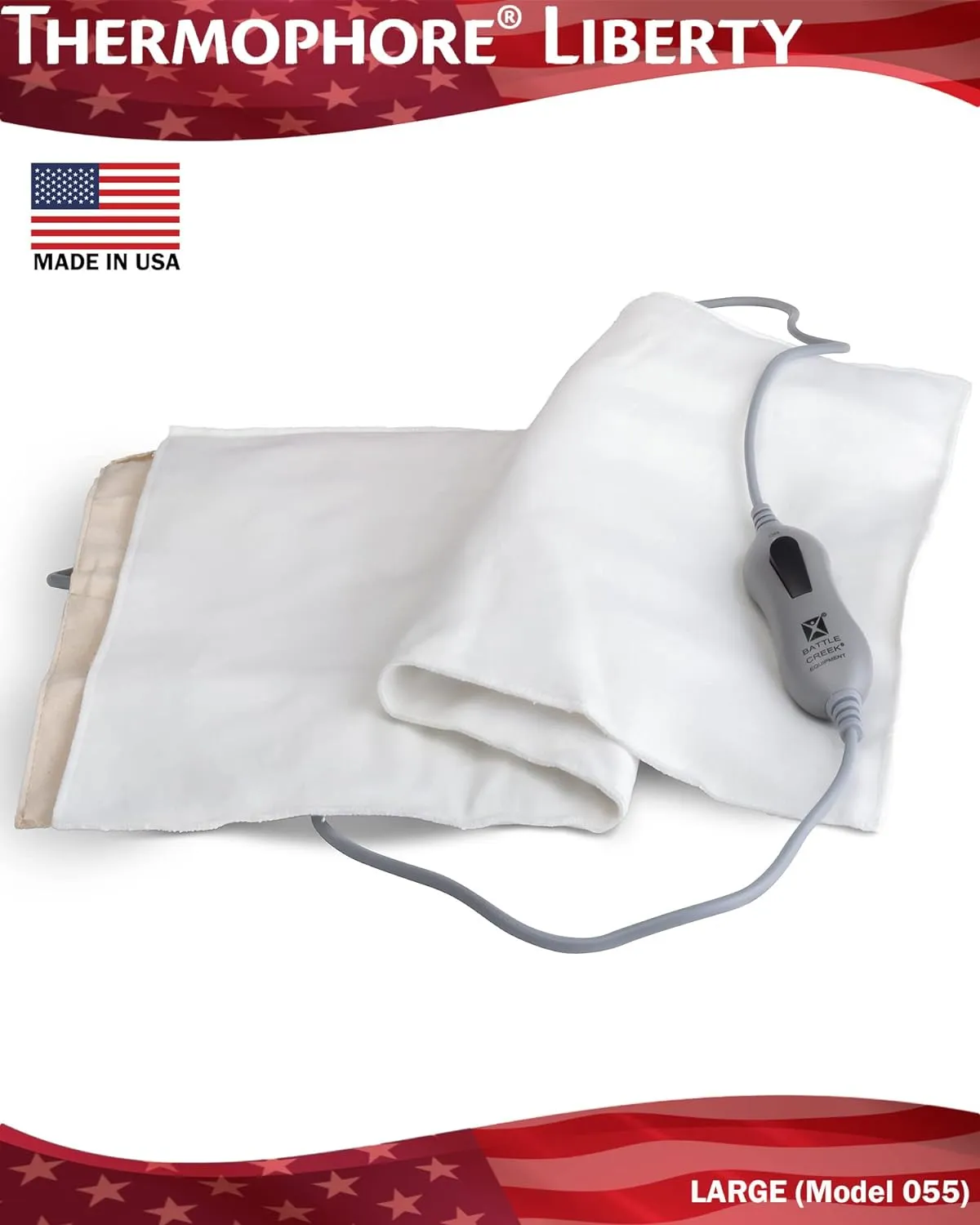 Thermophore Liberty (USA Assembled) Moist Heat Pack [Model 055] Large (14 x 27) Heating Pad