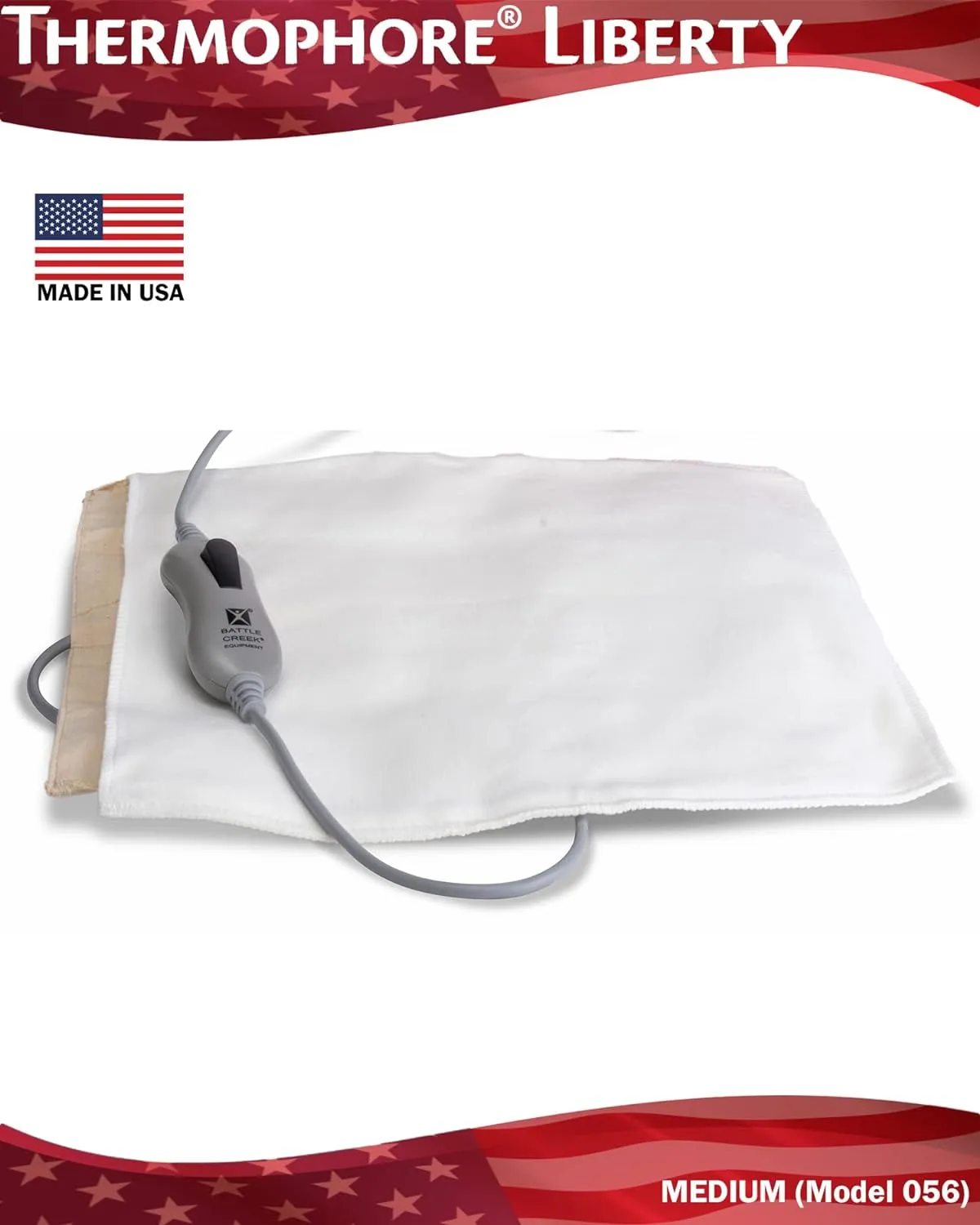 Thermophore Liberty (USA Assembled) Moist Heat Pack (Model 056) Classic Medium (14 x 14) Heating Pad