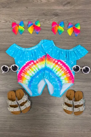 Tie Dye Rainbow BFF Swimsuit