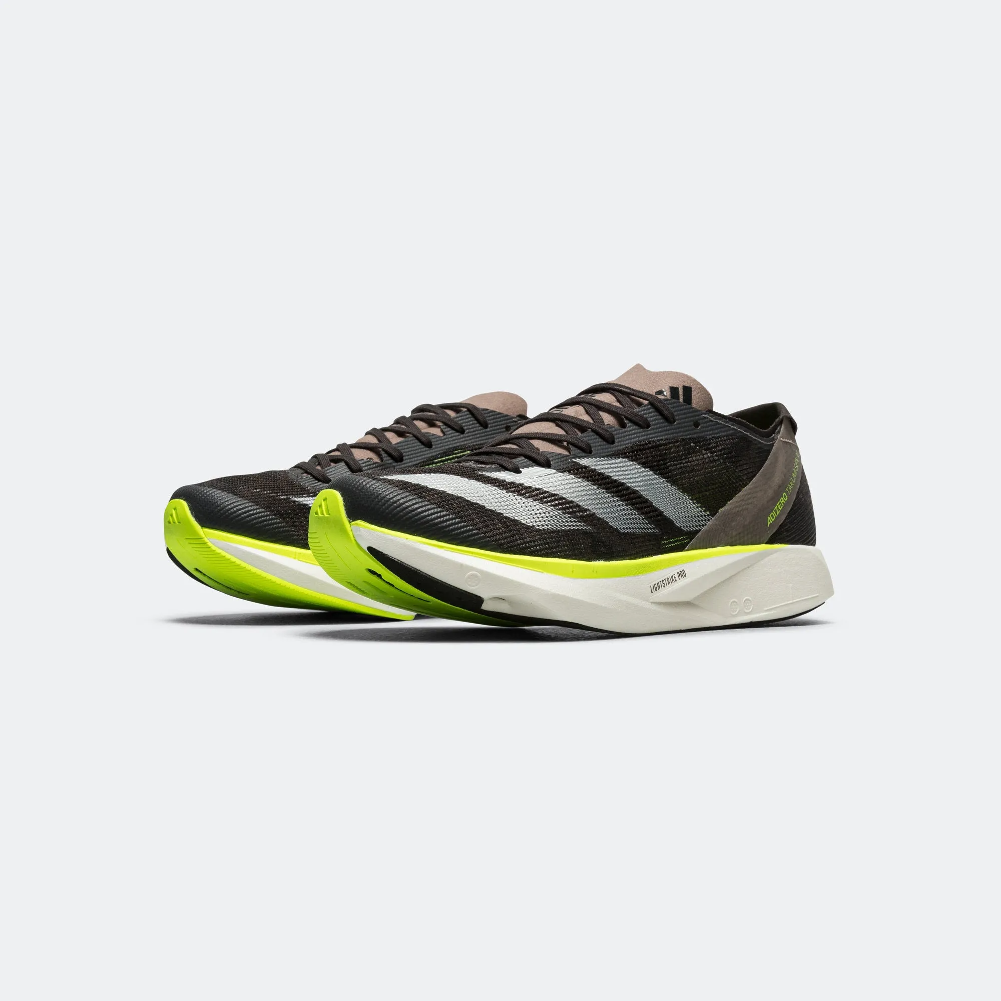 Womens Adizero Takumi Sen 10 - Charcoal/Silver Metallic-Chalky Brown