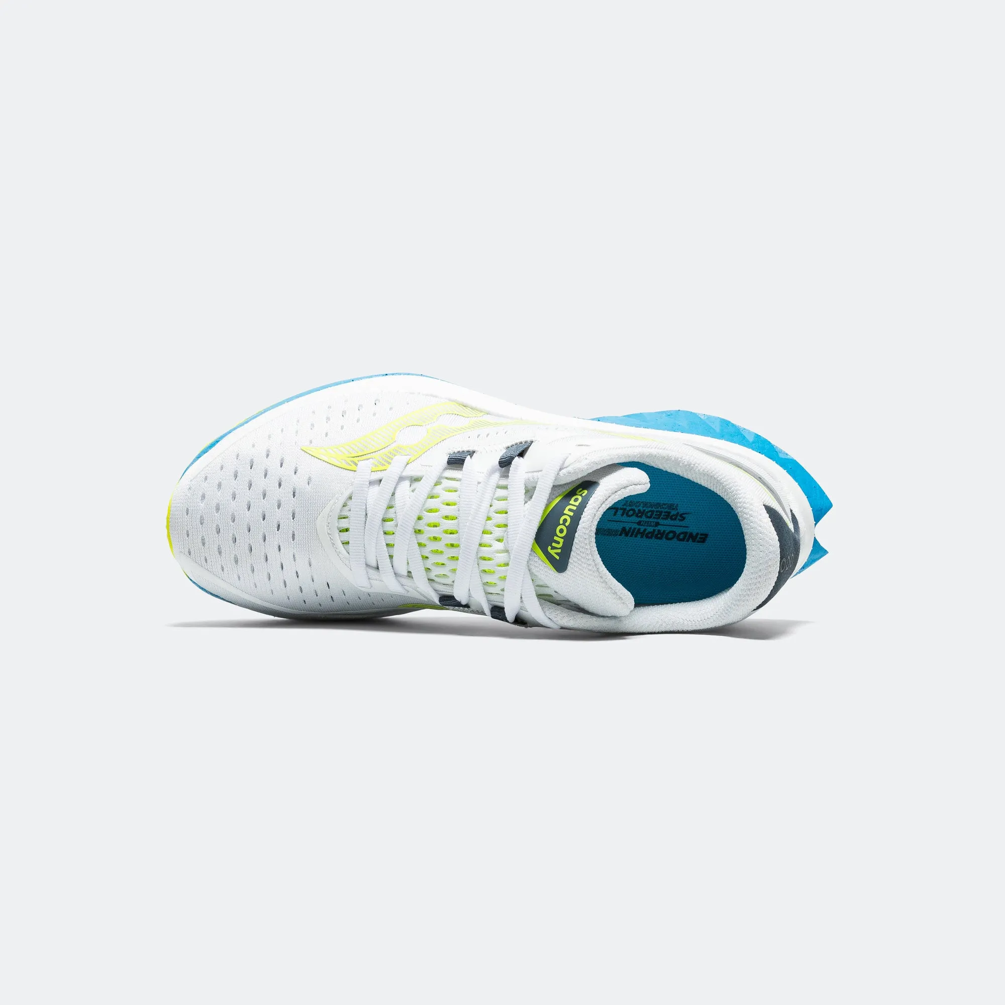 Womens Endorphin Speed 4 - White/Viziblue