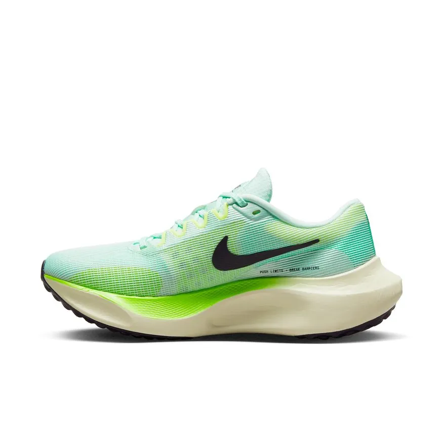 WOMEN'S ZOOM FLY 5 - B - 300 MINT FOAM/CAVE PURPLE/GHOST GREEN