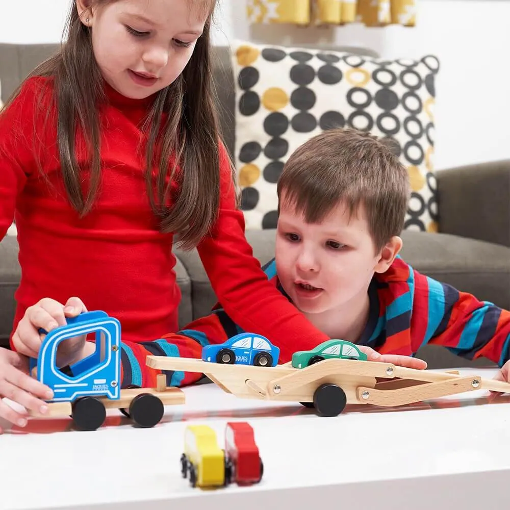 Wooden Car Transporter - Wooden Car Toy